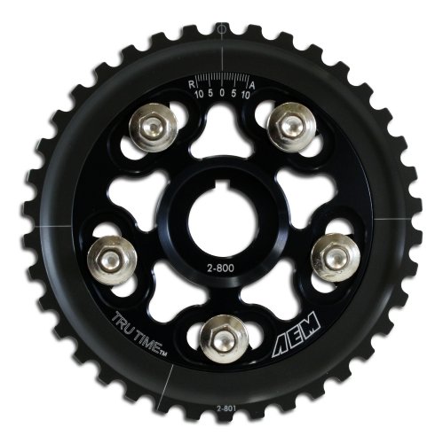 AEM 23-800BK Black Tru-Time Adjustable Cam Gear