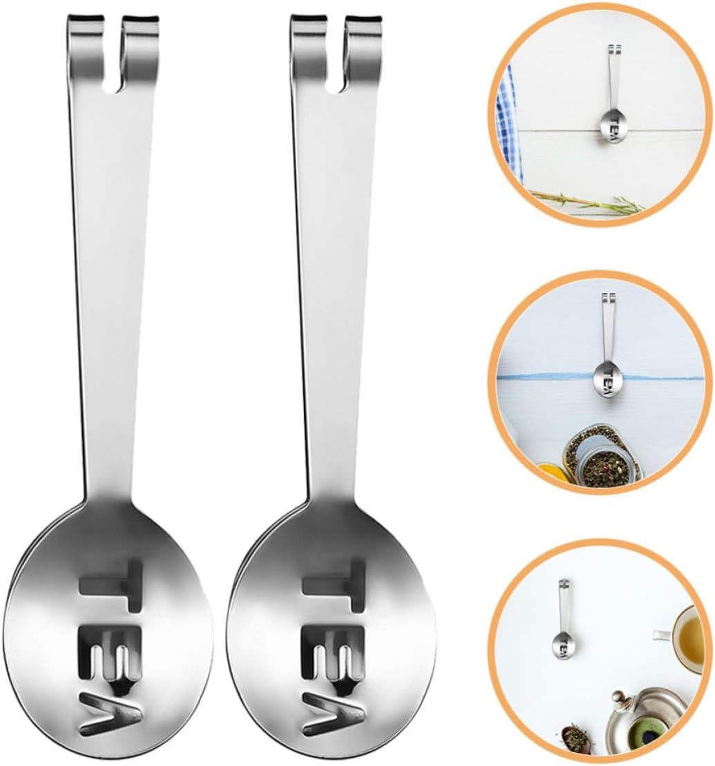 8pcs Stainless Steel Tea Clamp for Loose Leaves and Sugar