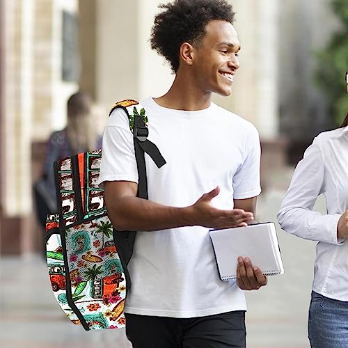 Sac à dos garçons imprimé surf multicolore le cadeau de rentrée idéal - 6
