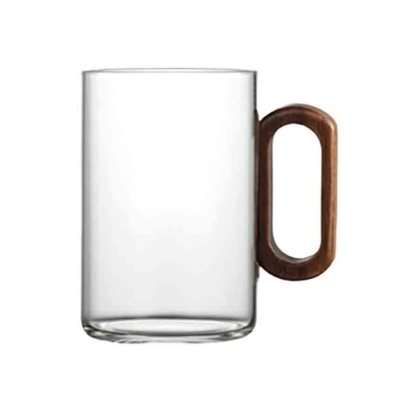Vasos de vidrio taza de vidrio con asa para té en casa u oficina