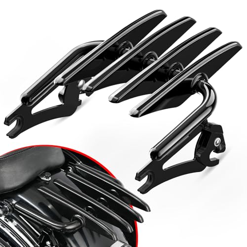 Porte-bagages Stealth noir pour Harley Davidson Electra Glide et Road King 2009-2025