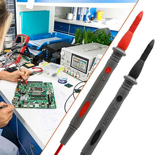 Image of 1000V 20A multimeter Leads, Black and red, Test Wire kit, Voltmeter Wire, Electronic Fixture Tester