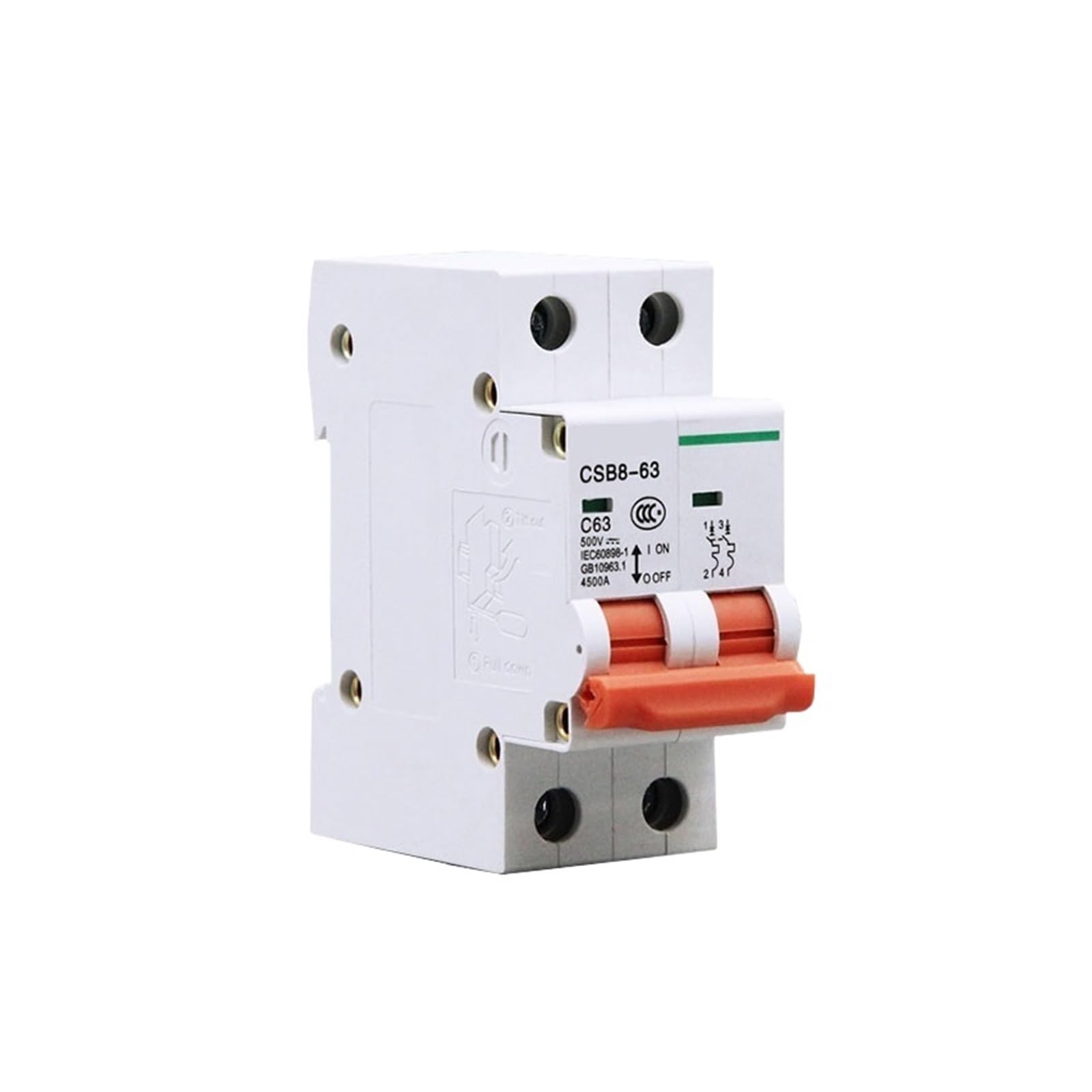 Protector sobrecorriente solar M2P 63A contra cortocircuitos en instalaciones de placas de 500v 7