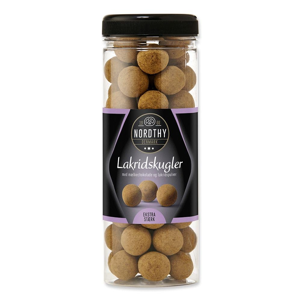 Nordthy Lakritzkugeln Extra Stark 300g – Skandinavische Spezialität