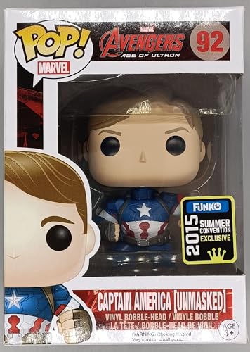 Unmasked Captain America Funko PoP! 2015 Convention Exclusive