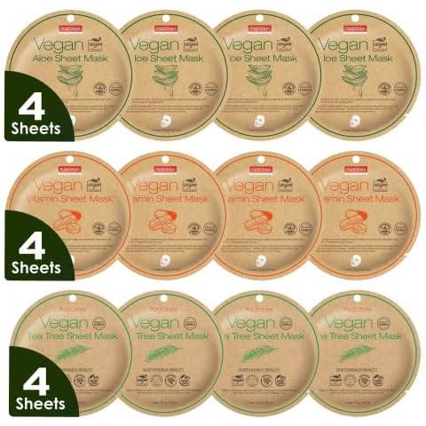 Purederm Vegan Facial Sheet Masks Trio Cover