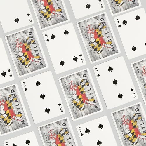 Baraja de 52 Cartas Poker St. Marys Maryland miniatura 4