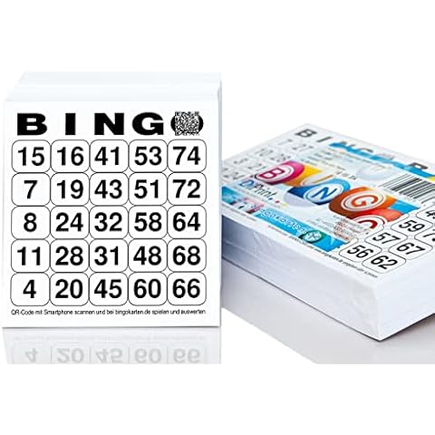 DiPrint 500 Bingo Karten / Bingo Lose System 25 aus 75 Cover