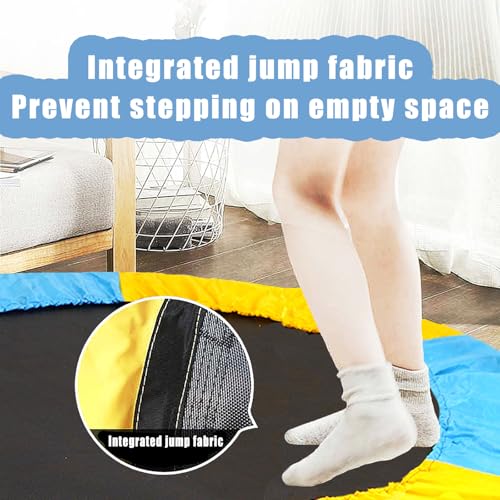 55\" Trampoline for Kids with Basketball Hoop - 4.6 FT Indoor Outdoor Toddler Recreational Tranpolines with Enclosure Net,ASTM Approved - Toddler Baby Small Trampoline Birthday Gifts for Kids