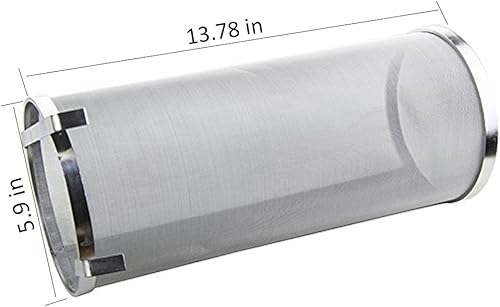 Miniatura 4 de Colador de filtro de lúpulo de 4 x 10 pulgadas, malla de 300 micras, de acero inoxidable para cerveza casera