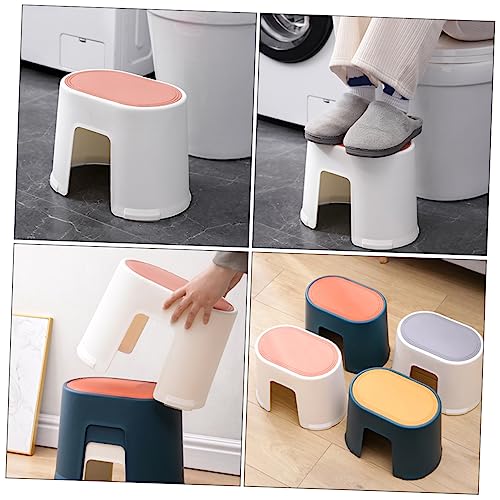 Wakauto Banqueta Para Banheiro 2 Peças Banquinho Para Pés Banquinho Para Pés Em Casa Banquinho Para
