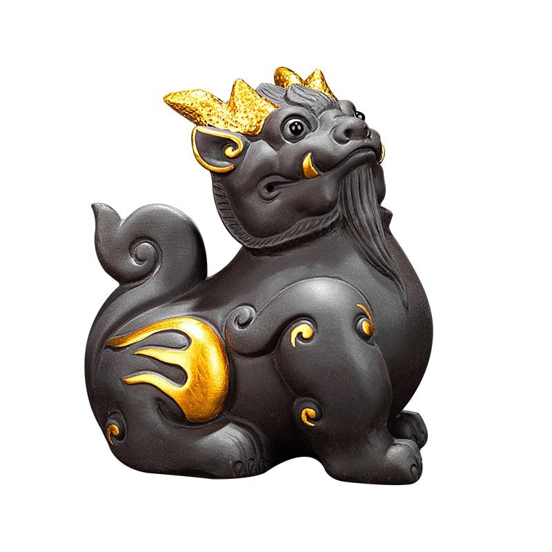 Animal de thé Pixiu en céramique de luxe pour décoration de table basse
