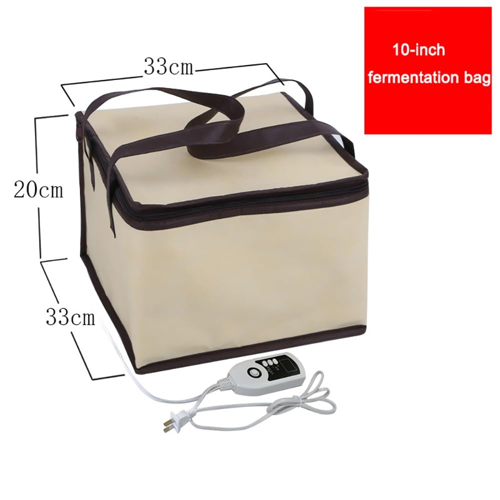 Kit di strumenti per la preparazione del pane con prova di pasta, borsa termica, pieghevole e barattolo per principianti, riscaldamento a bassa temperatura per pane, yogurt, natto