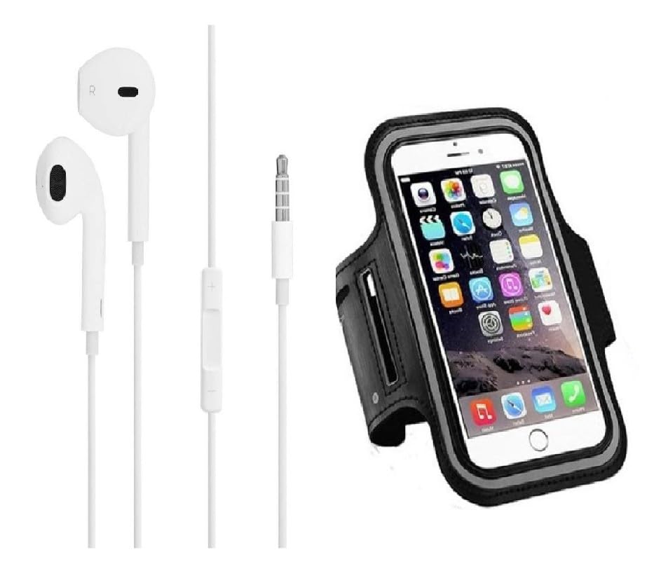 Brassard sport anti glisse avec micro résout le problème des appels en course