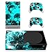 AXDNH Peaux D'autocollants pour Console Xbox Series S Et 2 Contrôleurs, Autocollants De Couverture De Décalcomanie en PVC Amovibles, Anti-Poussière, Résistant Aux Rayures - Style Crâne,Ysxss0465