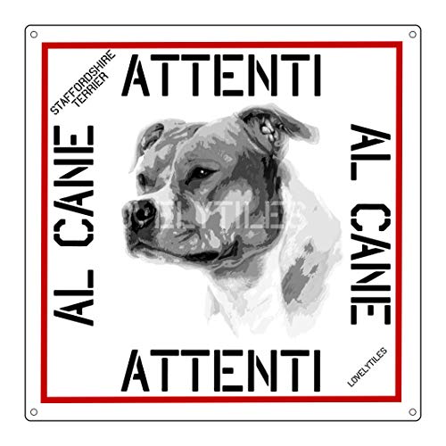 ROTTWEILER MOD 4 Attenti al cane Targa cane cartello ceramic tiles