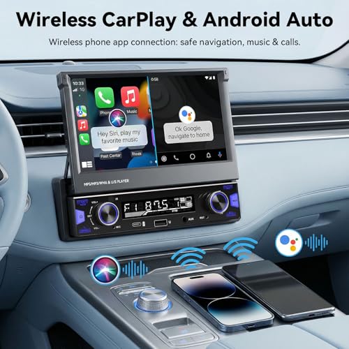 Radio para auto UNITOPSCI con pantalla táctil 7 pulg miniatura 2