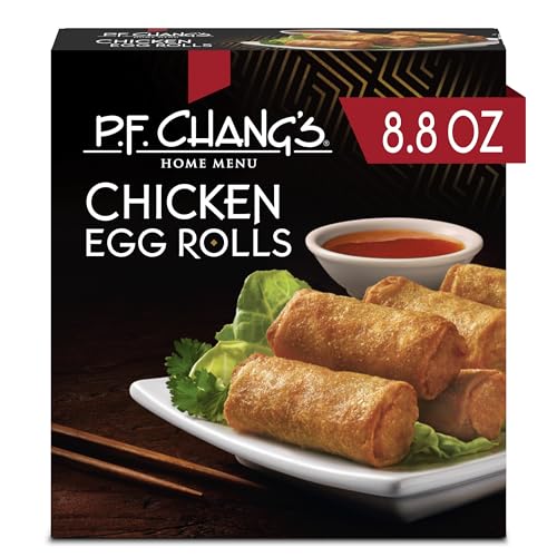 P.F. Chang’s Home Menu Chicken Egg Rolls, Frozen Appetizer, 8.8 OZ
