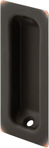 Prime-Line N 7343 - Manija de latón para puerta de armario, 3-14 pulgadas de alto x 1-38 pulgadas de ancho, bronce clásico (paquete de 2)