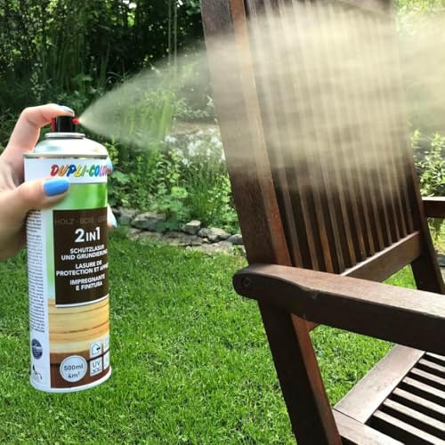 DUPLI-COLOR Holzschutzlasur Spray Transparent 500 ml – Sprühlack – Ansicht 2