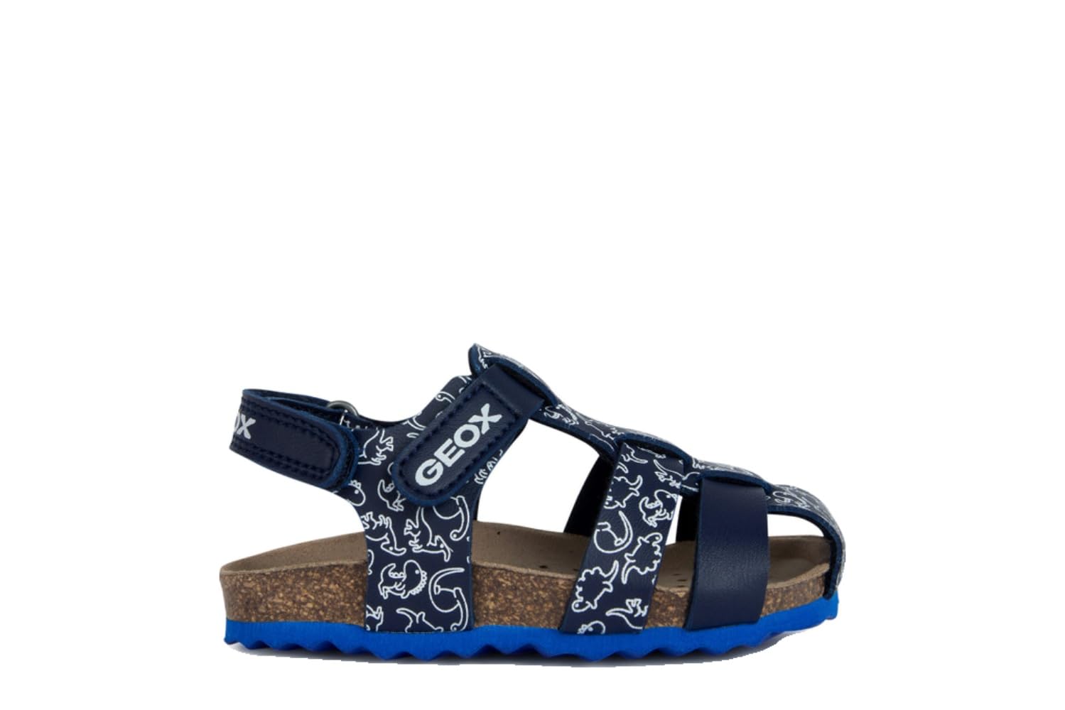 Geox Baby Boys B Chalki Boy Sandal, Navy White, 3.5 UK Child