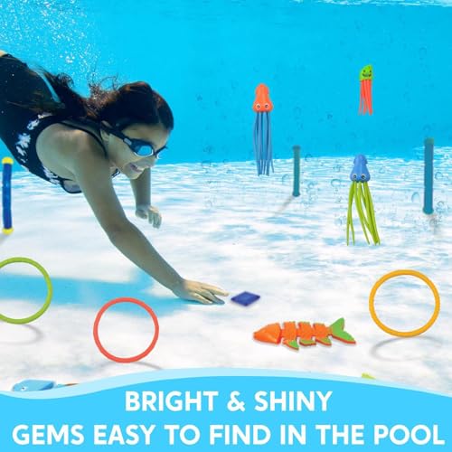 Ensemble de plongée portable et compact avec accessoires de piscine ludiques - 2