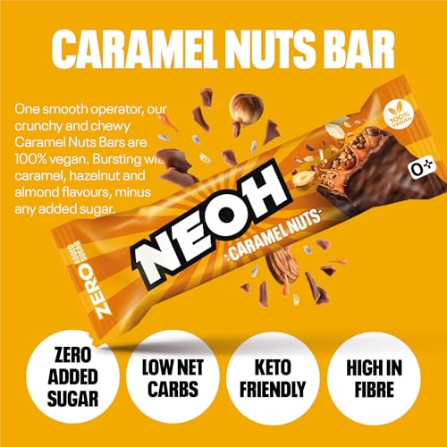 Der NEOH Low-Carb Keto (12 Stück (1er Pack), Karamell-Nuss)