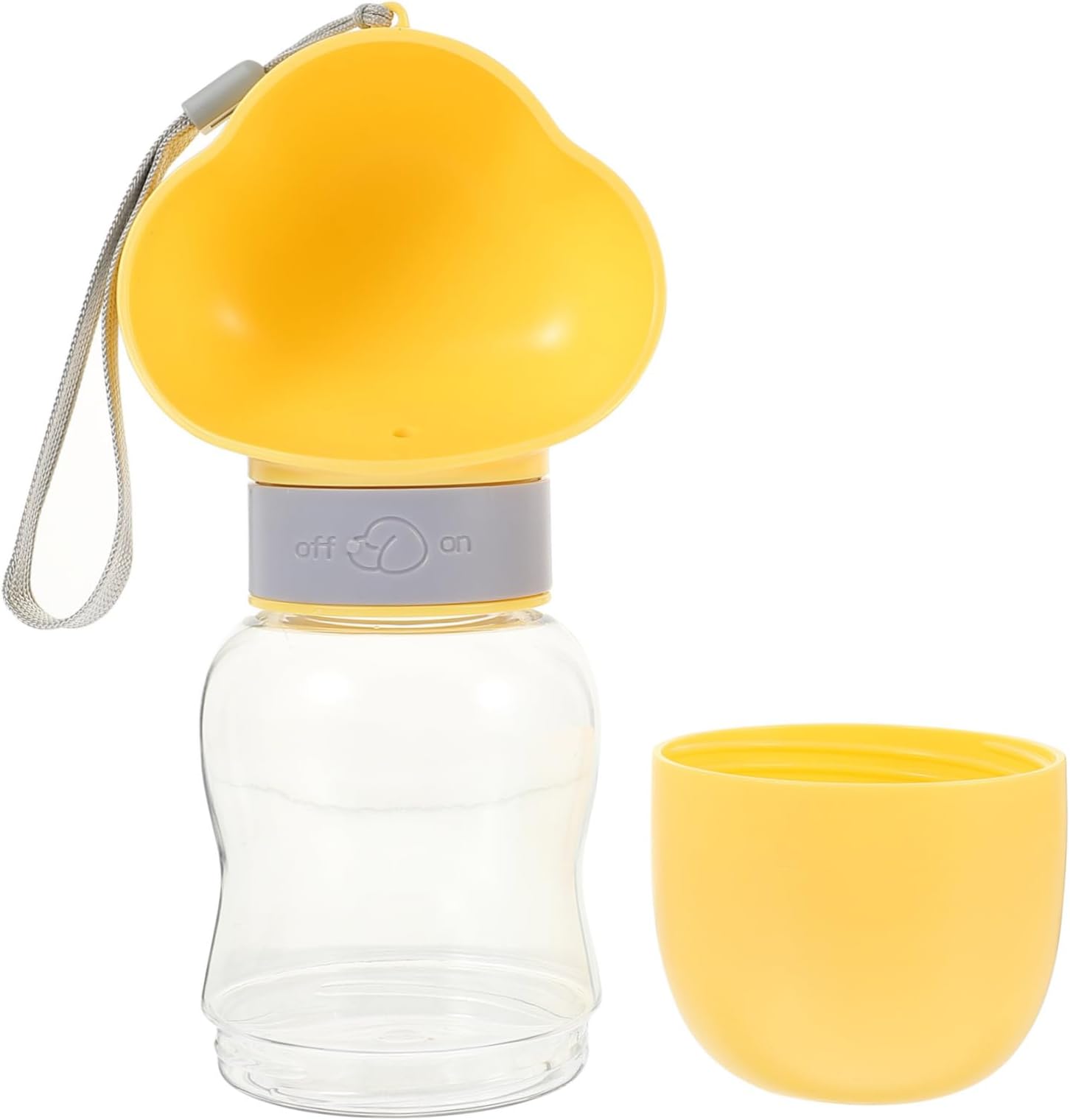 FOMIYES Pets Go Out to Drink Collapsible Water Bottles for Traveling Poultry Waterer Outdoor Pet Water Cup Outdoor Pet Dispenser Dog Plastic Drinking Bottle The Cat Purple