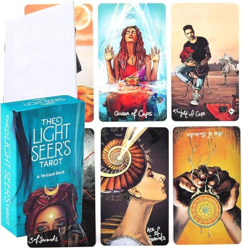Image of The Light Seer'S Oracle Tarot Cards in Among Most Popular English Oracle Universal Old-Fashioned Divination Future Game Card Set for Adults (Light Seer's Oracle)