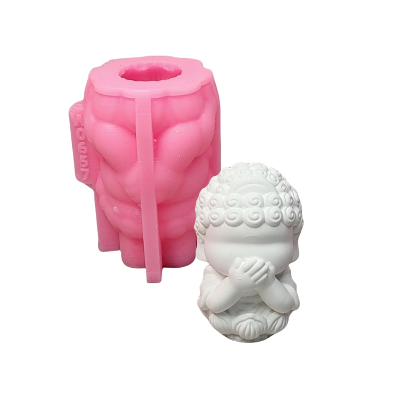 Nucelit Religious Figurine Silicone Molds for Soap Making Cement Gypsum Silicone Molds for Art Craft Epoxy Resin