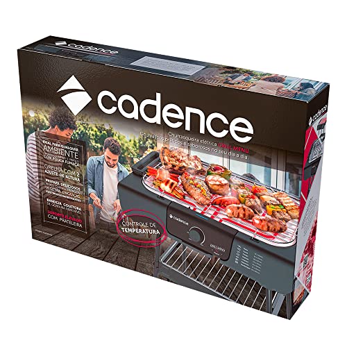 Churrasqueira Elétrica Grill Menu II, Preta, 220v, Candece