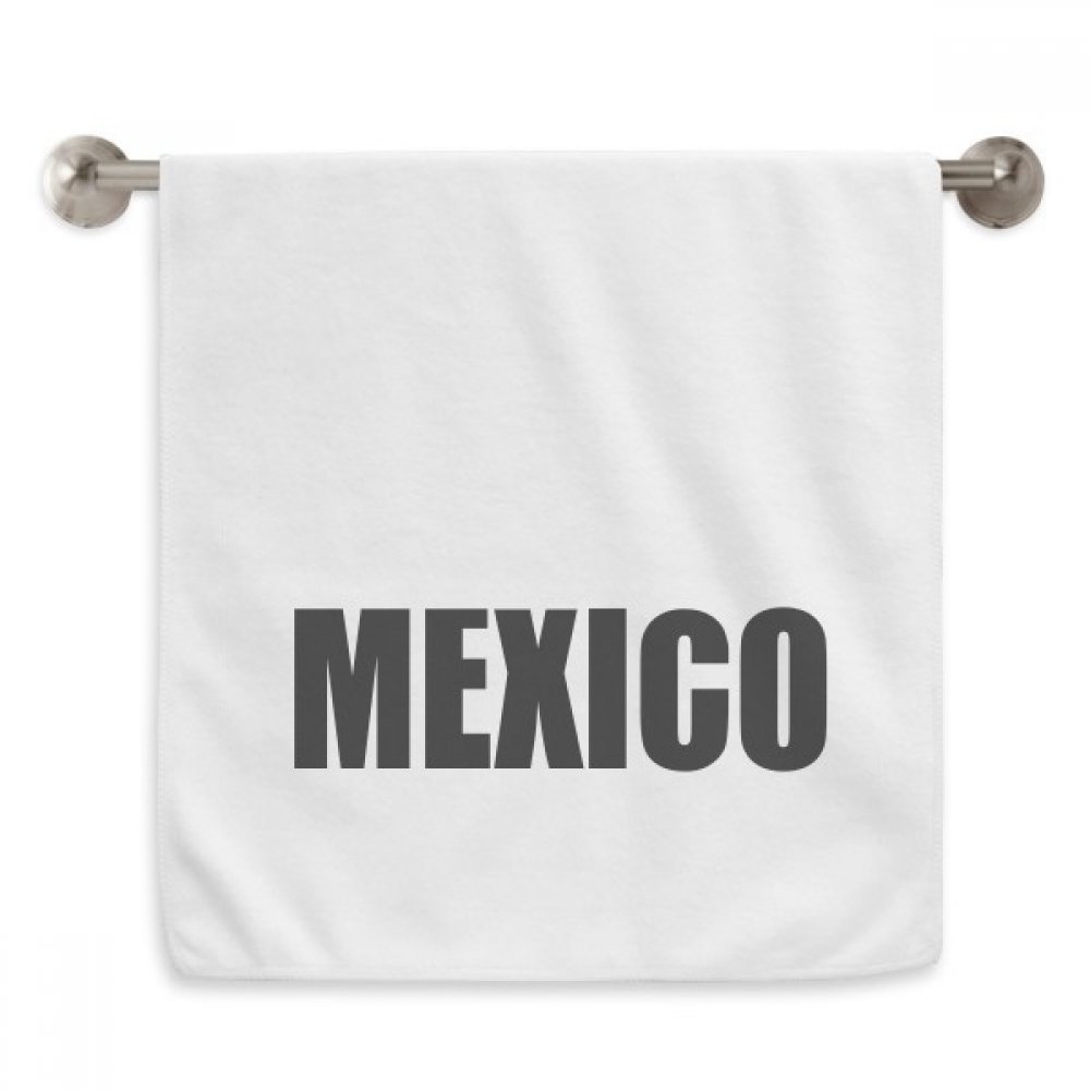 Serviettes débarbouillettes Mexique noir diadème blanc 13x29