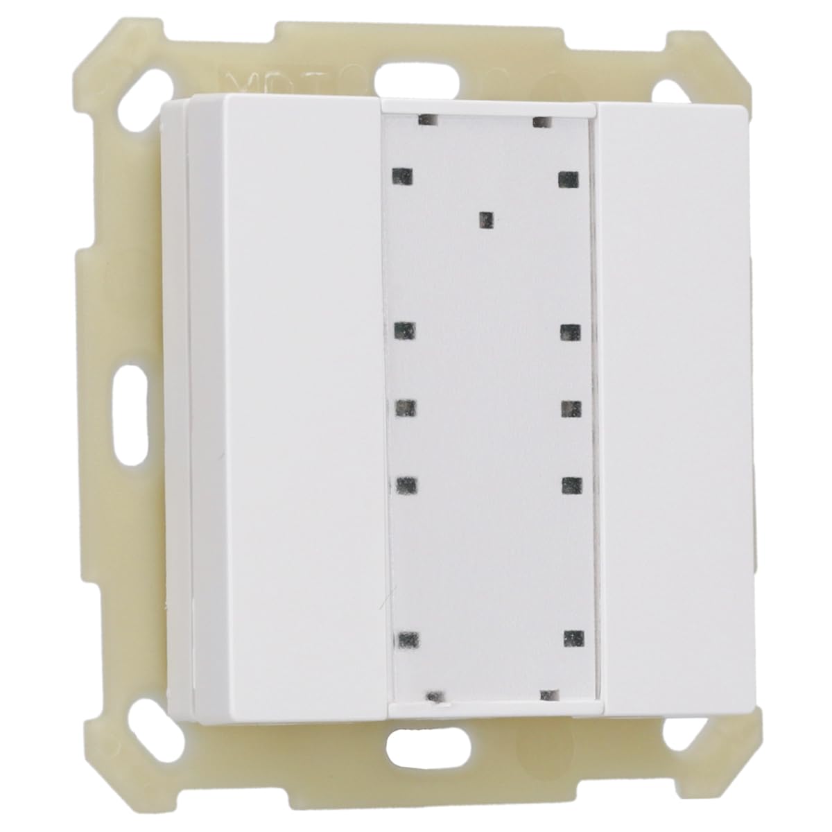 KNX Taster 2fach Plus, LED, reinweiß glänzend