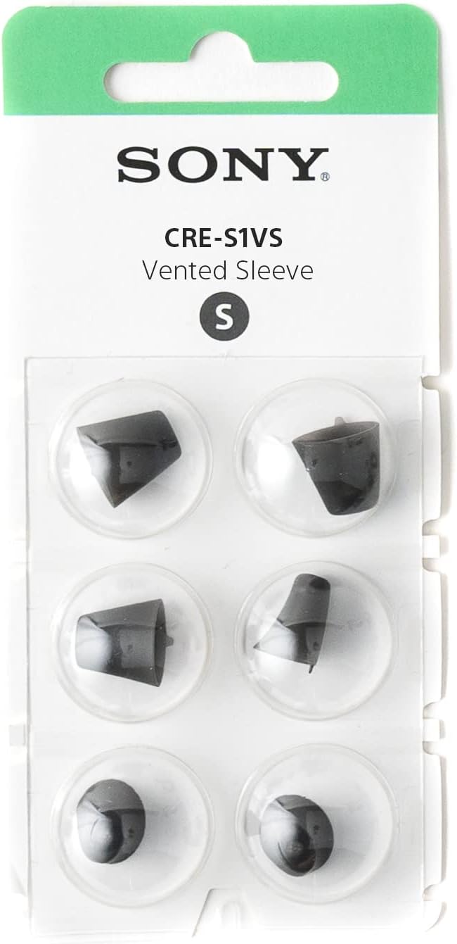 Sony Vented Sleeve for The CRE-C10 Self-Fitting OTC Hearing Aid, Small CRE-S1VS