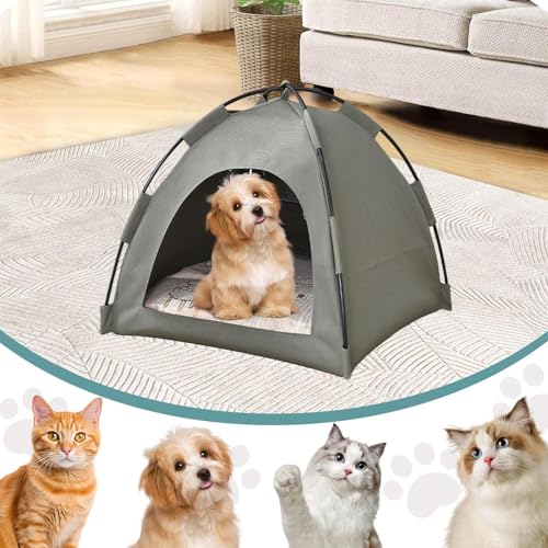 Lit grotte pour chat respirant idéal pour le camping et le jardin - 5