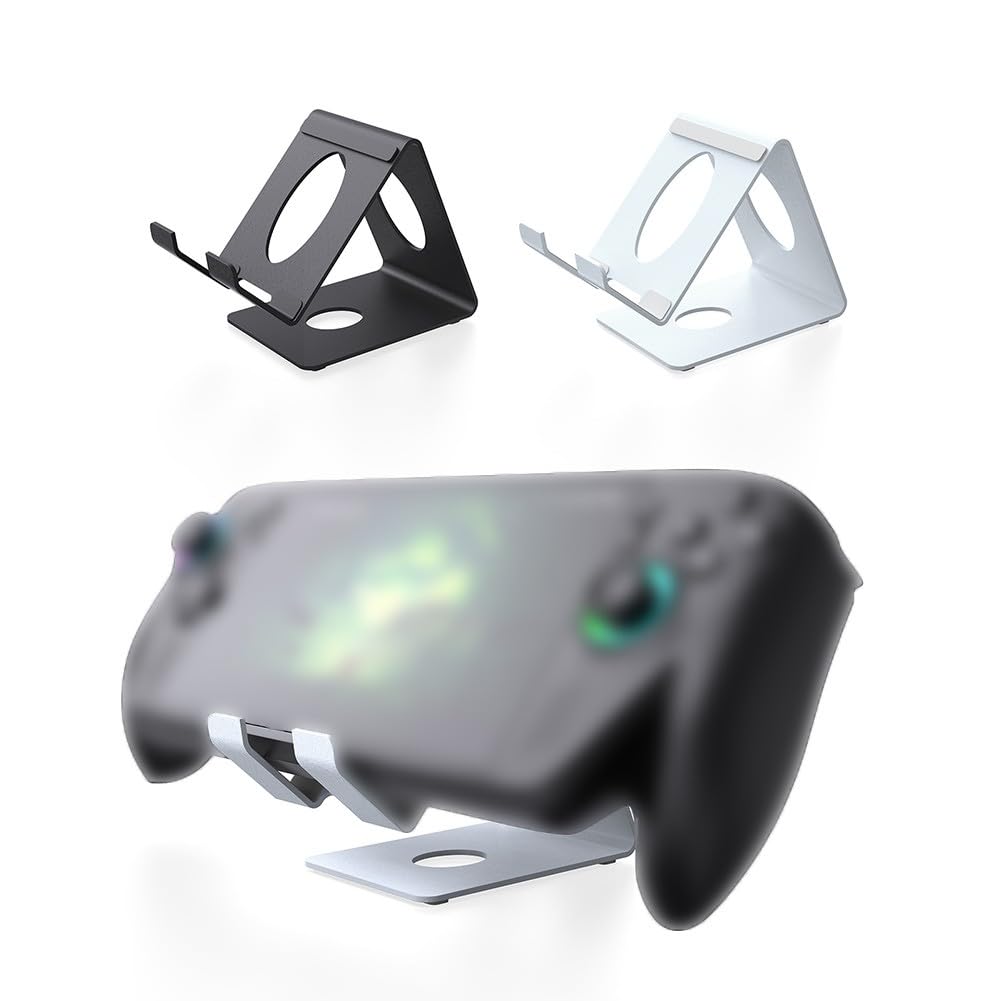 Supporto per console di gioco, X, Switch2 e Steam, robusto design in ferro con flusso d'aria migliorato, 11 x 11 x 7,2 cm, compatibile con dispositivi di gioco portatili, nero