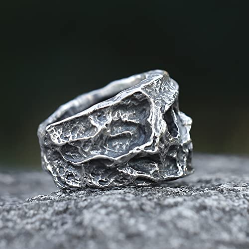 Skull Rings Stainless Steel Jewelry Edgy Chunky Death Ring for Men4