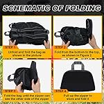 Dunzy 12 Pcs 20l Foldable Backpacks Bulk Lightweight Basic Back Pack Wholesale for Homeless Donation Corporate Events Travel Camping - Image 5