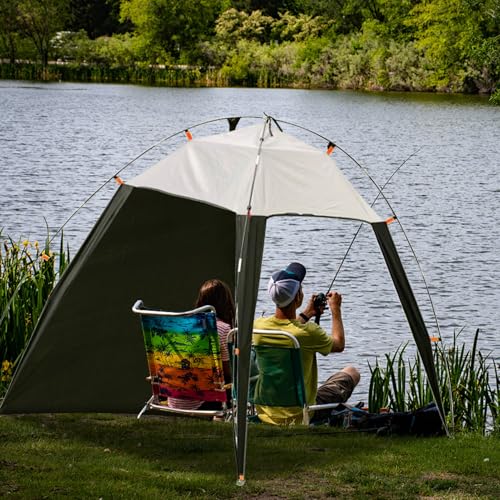 Sombra de sol y refugio solar impermeable para camping y playa 2