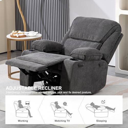Fauteuil Relax Massant Chauffant Inclinable BRTHORY