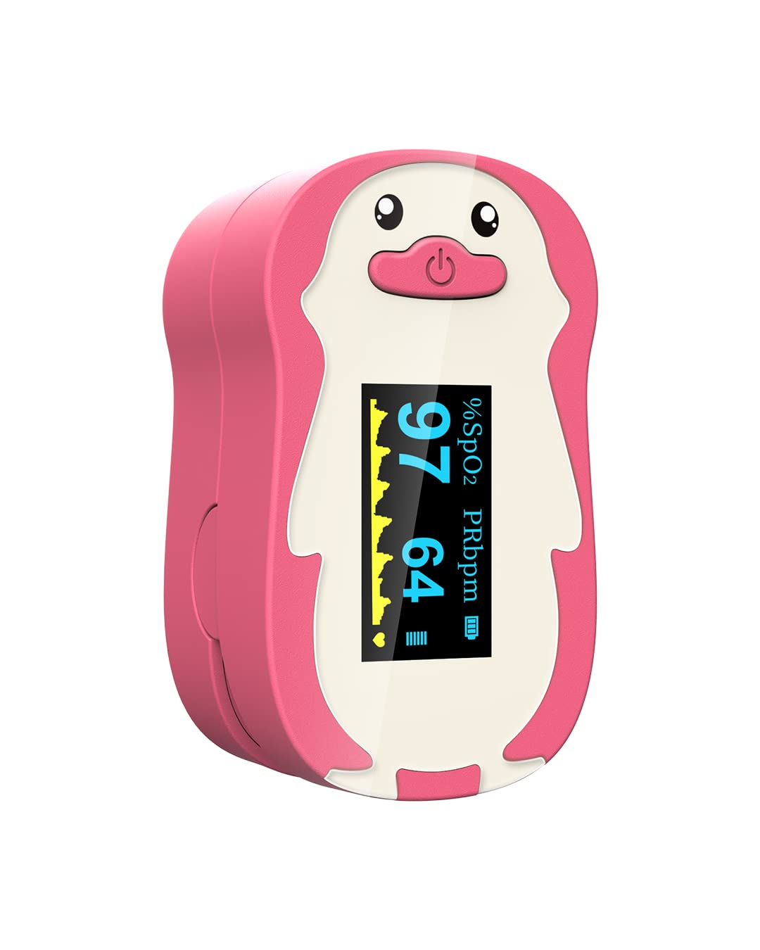 Infant Pulse Oximeter Pink, Oxygen Saturation Meter Fingertip for Children, Heart Rate Monitor for Kids Baby with Smart Reminder OED Display, Batteries & Lanyard Included Infant Pulse Oximeter Pink, Oxygen Saturation Meter Fingertip for Children, Heart Rate Monitor for Kids Baby with Smart Reminder OED Display, Batteries & Lanyard Included