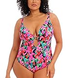 Model wearing Elomi Savaneta Super Plunge Non Wire One Piece.