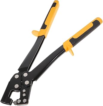 Steel Stud Crimper,Hand Keel Metal Punch Lock Drywall Hand Tool, High Strength & Effort,Light Steel Keel Fixed Punching Pliers Convenient for Construction in Houses,Offices,Wall Thickness of 0.5-0.8MM