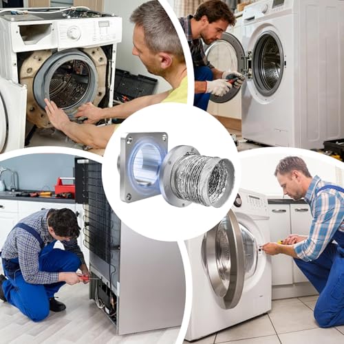 Coupleur magnétique de conduit de sèche-linge à connexion rapide sans outil - 5