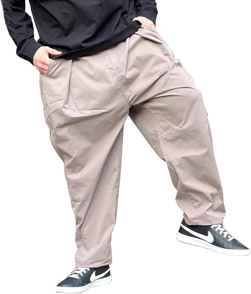 Amazon | [アーケード] パラシュートパンツ メンズ ワイドパンツ