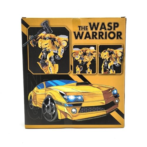 Image of Manual Transforming Robot Action Figure Toy 2-in-1 Car to Robot Conversion 16.5cm Alloy and ABS Durable Collectible Gift for Kids Boys and Fans