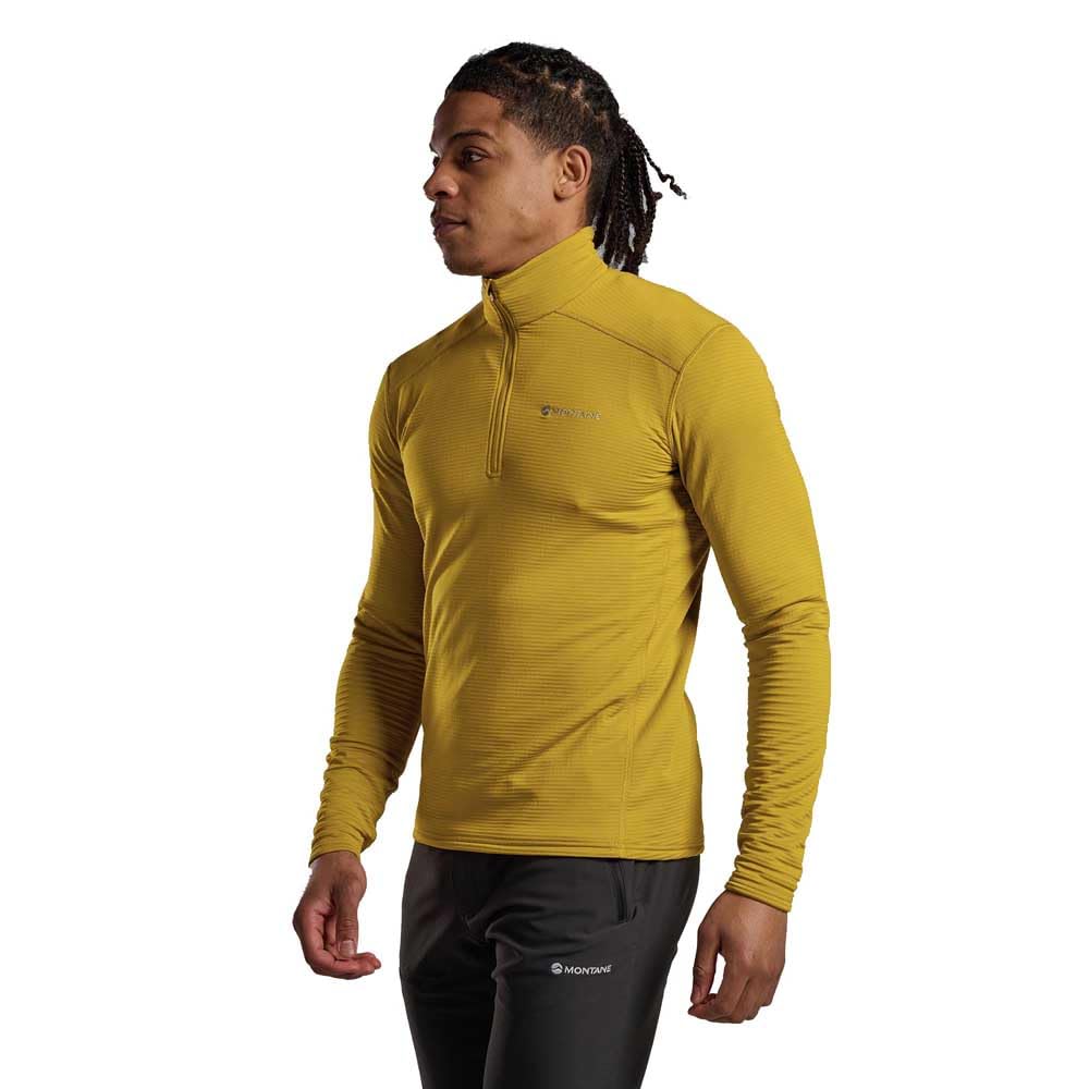 Montane Yellow Protium Lite Half Zip Sweatshirt M