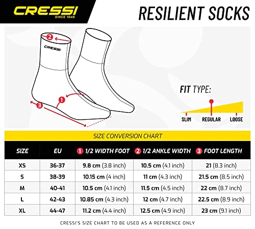 Black Neoprene Socks Resilient 3mm S