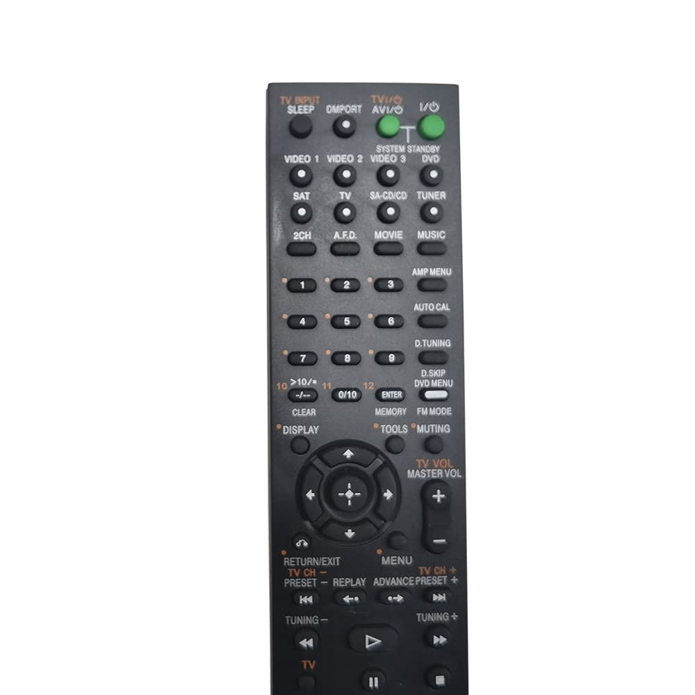 TCNOUMT RM-U304 Telecomando di ricambio compatibile con Sony AV Receiver RMU304 STR-DE245 STR-DE345 STR-DE445 STR-DB870 STR-DE375 STR-DE435 STR-DE575 STR-DE675 STR-K502P STR-KS02 STR-PE875