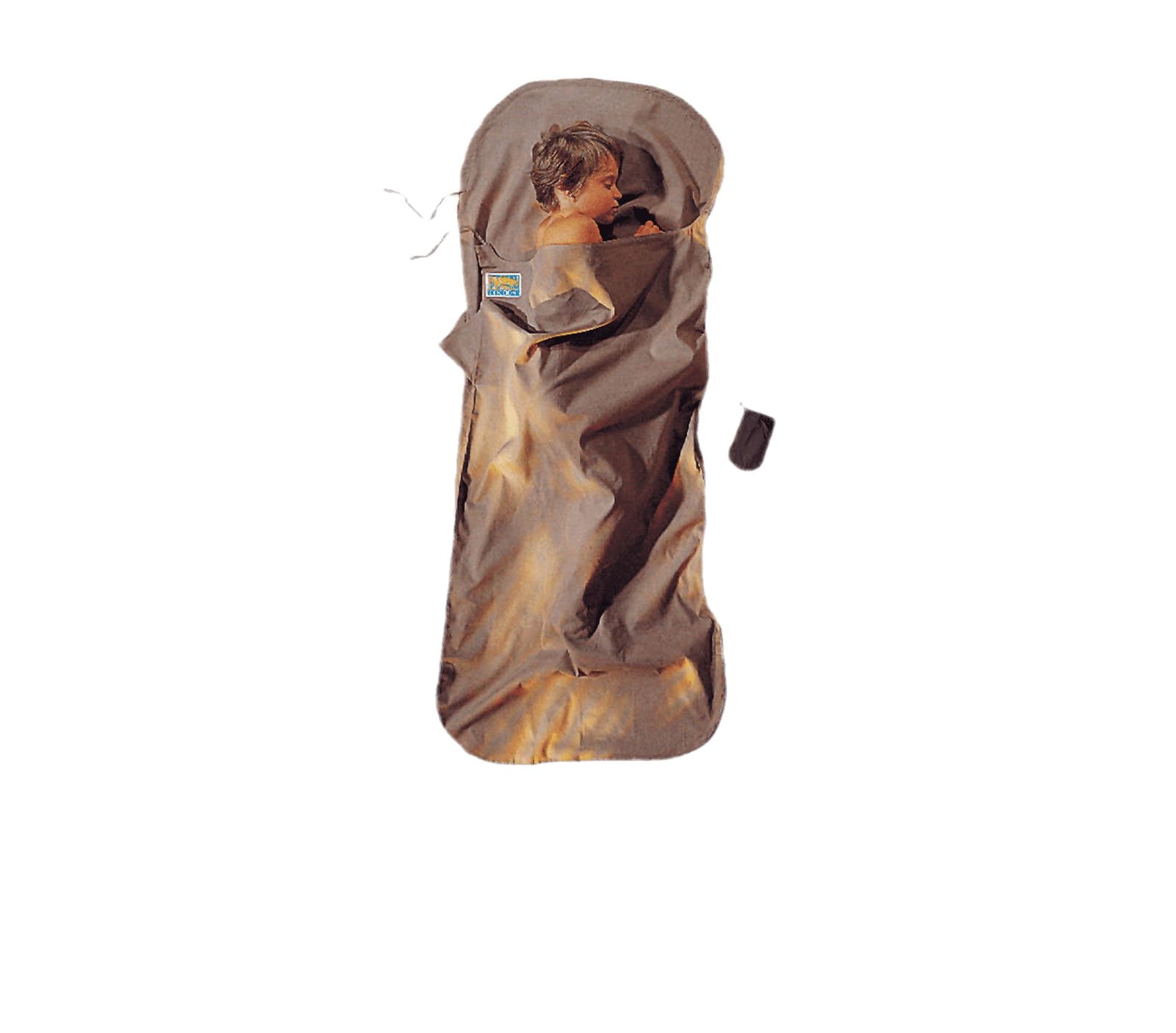 COCOON Drap de Sac de Couchage Enfant Kidsack CK25 100% Coton Coloris Kaki